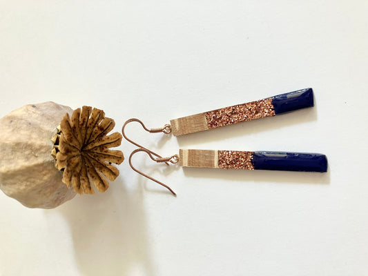 Boucles Christina Bleues